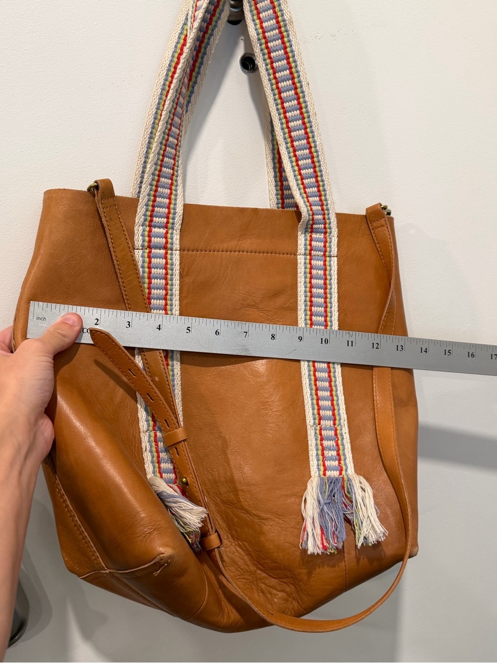 The Medium Transport Tote: Woven
Handle Edition | Madewell boho fringe leather - Picture 13 of 14